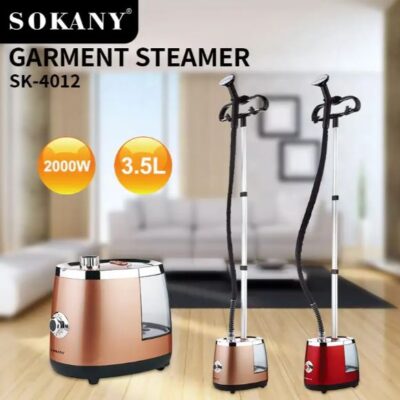 4012 Sokany Hot Sale New Style Facial Stand Handy Garment Steamer Portable