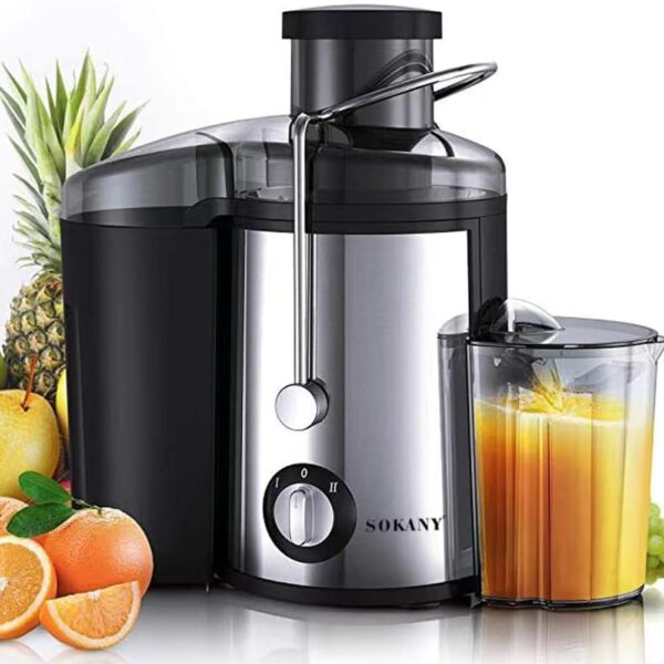 SOKANY SK-4000 800W Fruit and Vegetable Juicer Stainless Steel Juicer - Image 6