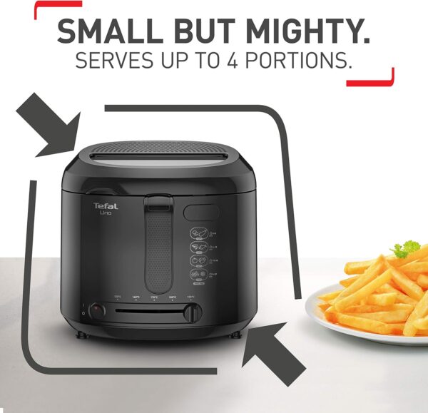 Tefal Uno FF203840 Deep Fryer 1 kg 4 Portions Black - Image 2