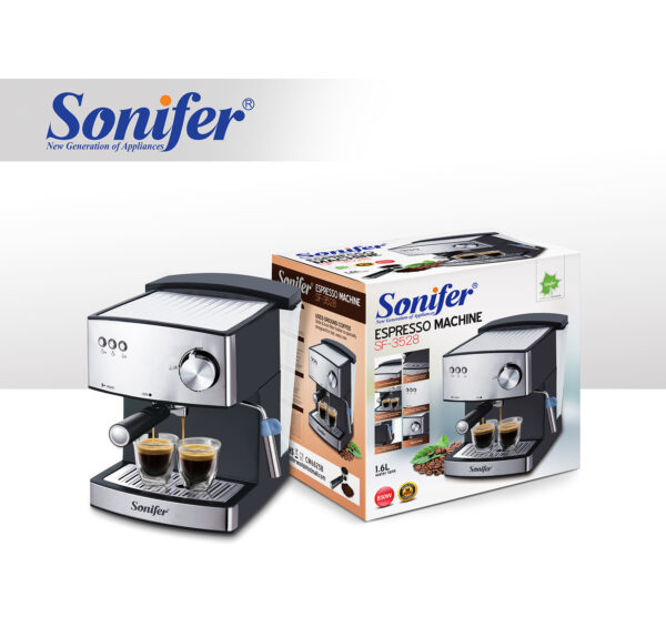 Sonifer SF-3528 professional home 15 bar automatic electric cappuccino making coffee espresso machine - Image 5