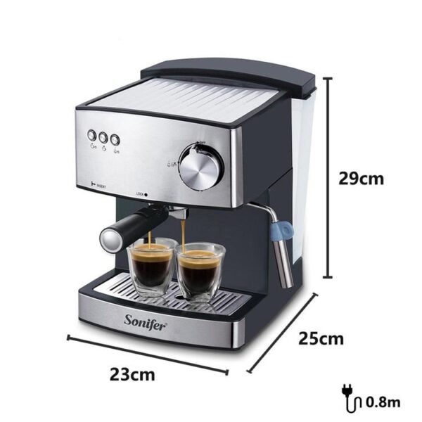 Sonifer SF-3528 professional home 15 bar automatic electric cappuccino making coffee espresso machine - Image 4